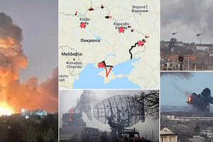 Σε πολλαπλά μέτωπα οι επιθέσεις της Ρωσίας προς την Ουκρανία.