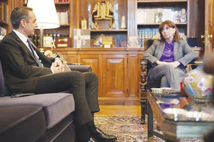 Συνάντηση με την Πρόεδρο της Δημοκρατίας κ. Κατερίνα Σακελλαροπούλου είχε ο πρωθυπουργός κ. Κυριάκος Μητσοτάκης