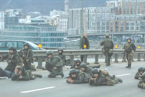 Στην πρωτεύουσα της Ουκρανίας επικεντρώνονται οι εχθροπραξίες