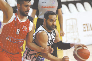 Ο Αγαπιάδης σε φάση απο το χθεσινό παιχνίδι