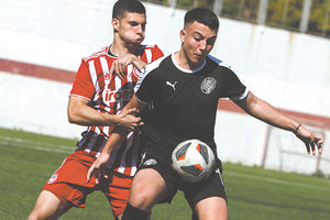 Φάση απο το ματς του Ολυμπιακού με τον ΟΦΗ (Κ19)