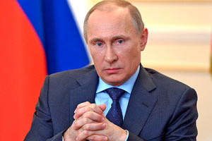 ο πρόεδρος Βλαντίμιρ Πούτιν