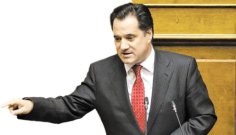 Ο υπουργός Ανάπτυξης και Επενδύσεων Άδωνις Γεωργιάδης