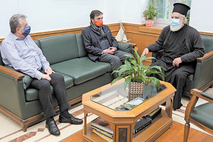 Συνάντηση Αρναουτάκη με τον μητροπολίτη κ. Ανδρέα