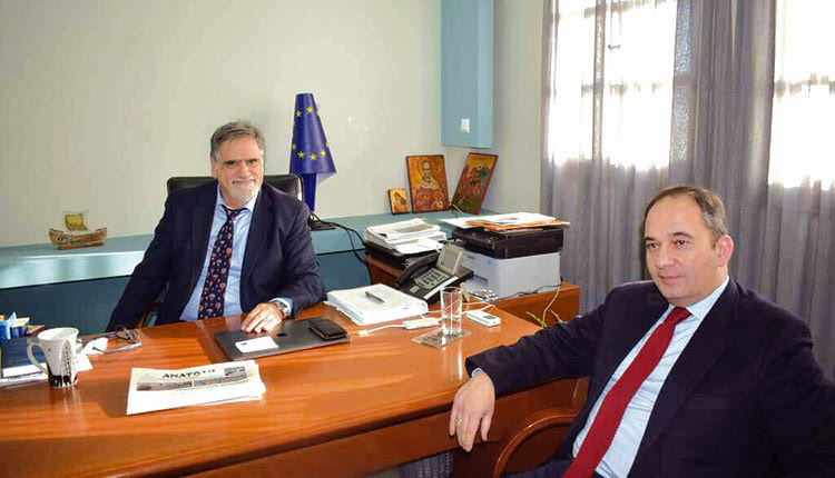 Γιάννης Πλακιωτάκης - Αντώνης Ζερβός στον Δήμο Αγίου Νικολάου