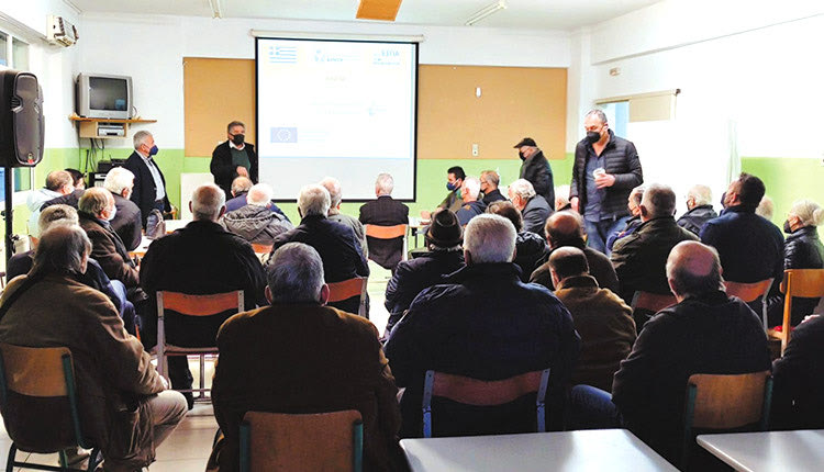 Η μονάδα λυμάτων σε Αγία Πελαγία, Λυγαριά και Μαδέ, παρουσιάστηκε σε εκδήλωση