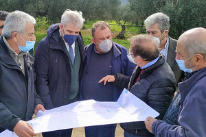 έργα κατασκευής του «Ισόπεδου κόμβου Δραπανιά Χανίων