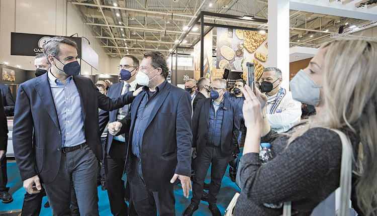 Στην έκθεση της HORECA 2022 ξεναγήθηκε ο Κυριάκος Μητσοτάκης