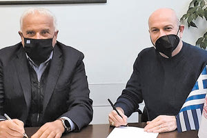 Υπεγράφη από τον πρόεδρο της ΔΕΥΑΗ Γιώργο Βουρεξάκη σύμβαση για την βελτίωση και αναβάθμιση της εγκατάστασης επεξεργασίας λυμάτων του Ηρακλείου