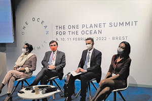 Στη Σύνοδο Κορυφής «Ένας Ωκεανός» -One Ocean Summit στη Βρέστη της Γαλλίας, εκπροσώπησε την Περιφέρεια Κρήτης ο Γιώργος Αλεξάκης.