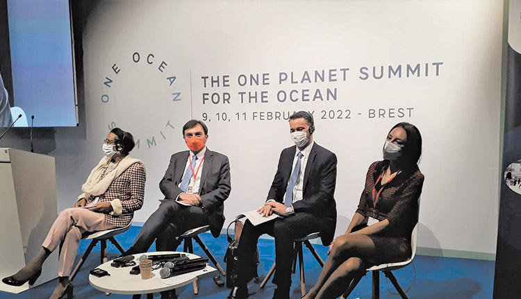Στη Σύνοδο Κορυφής «Ένας Ωκεανός» -One Ocean Summit στη Βρέστη της Γαλλίας, εκπροσώπησε την Περιφέρεια Κρήτης ο Γιώργος Αλεξάκης.