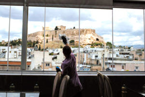 καφέ - ακρόπολη