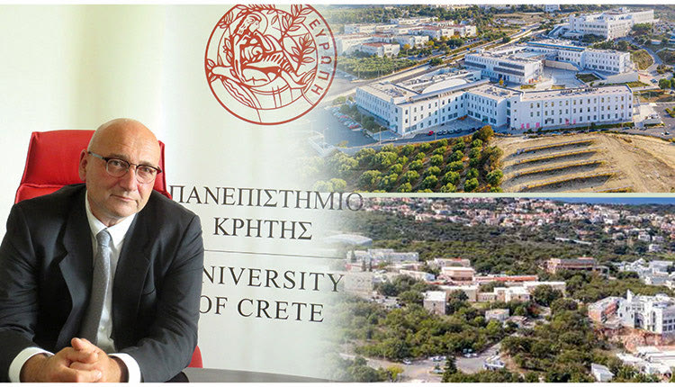 Ο πρύτανης του Πανεπιστημίου Κρήτης Γιώργος Κοντάκης