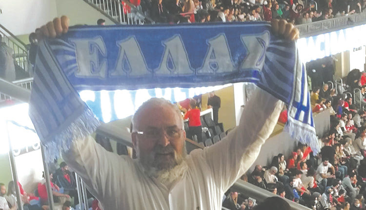 Ο κ. Λαμπράκης της Αναγέννησης στην Τουρκία με την Εθνική