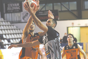 Ο Μποχωρίδης σε φάση από το χθεσινό ματς