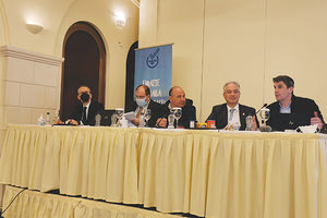 Το πάνελ των ομιλητών στην ημερίδα