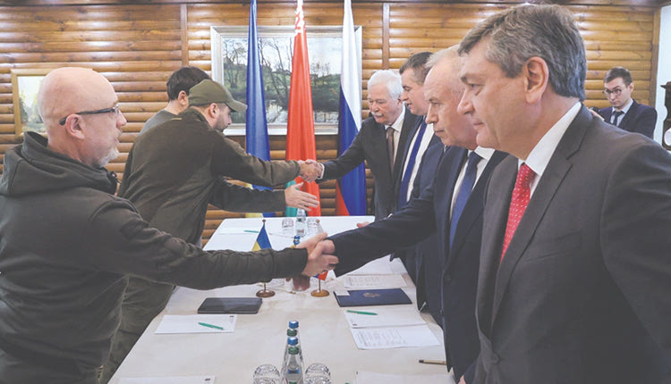 Δεύτερος γύρος διαπραγματεύσεων χθες μεταξύ Ουκρανίας και Ρωσίας