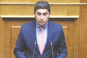 Ο κ. Αυγενάκης χθες στην Βουλή