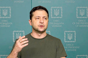 Φόβους πως ο Πούτιν θέλει να εισβάλει σε όλη την ανατολική Ευρώπη εκφράζει ο Βολοντίμιρ Ζελένσκι