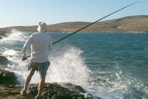 Ο Κώστας Γραμματικάκης όταν δεν έγραφε ψάρευε!