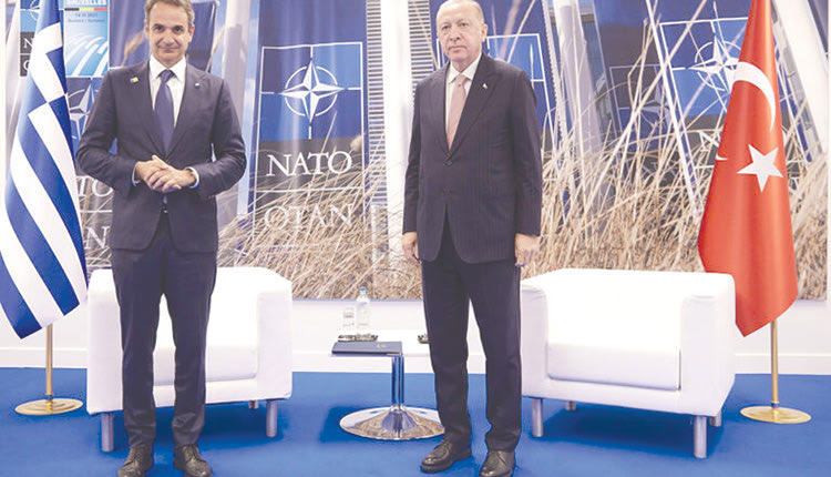 την προσεχή Κυριακή θα πραγματοποιηθεί συνάντηση Μητσοτάκη - Ερντογάν στην Κωνσταντινούπολη.