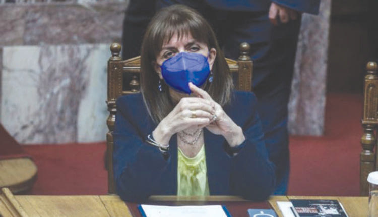 η Πρόεδρος της Δημοκρατίας, Κατερίνα Σακελλαροπούλου