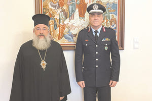Με τις Αρχές του νομού συναντήθηκε ο νέος Αρχιεπίσκοπος