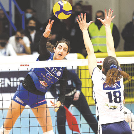 Φάση από τον ημιτελικό Θέτις - ΑΟ Θήρας