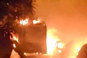 Όλα δείχνουν εμπρησμό στο απορριμματοφόρο