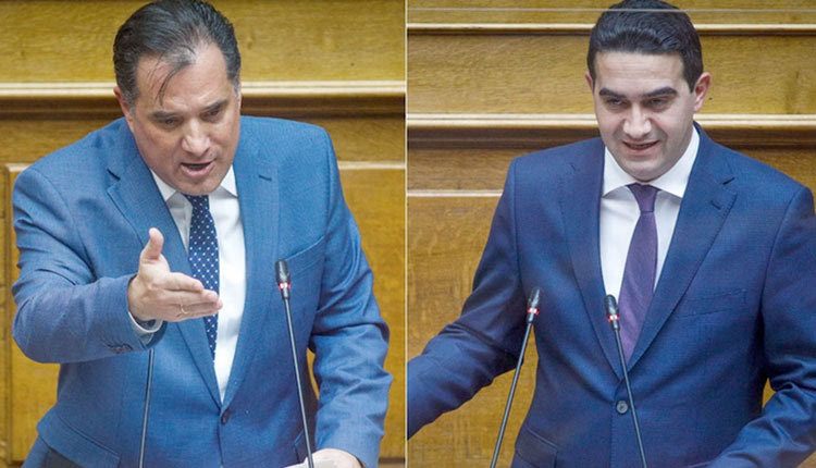 Τελικά ποιος διόρισε ποιον βρε παιδιά; Σφοδρή κόντρα με αναφορές στο παρελθόν είχαν στην Βουλή οι Άδωνης Γεωργιάδης και Μιχάλης Κατρίνης με αφορμή τις πρωτοβουλίες της κυβέρνησης για την αντιμετώπιση φαινομένων αισχροκέρδειας.