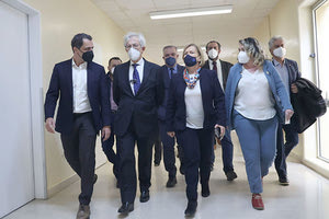 Η επίσκεψη της κας Μίνας Γκάγκα στο Πανεπιστημιακό Νοσοκομείο Ηρακλείου