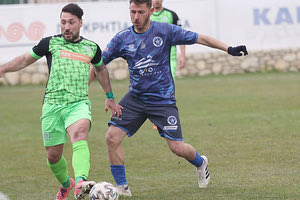 Ο Δωματάς σε φάση από το χθεσινό ματς των Αρχανών