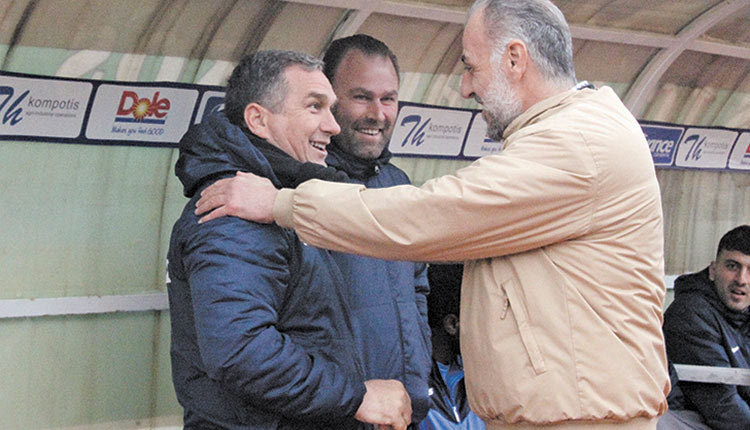 Ταουσιάνης και Βούζας πριν το χθεσινό ματς