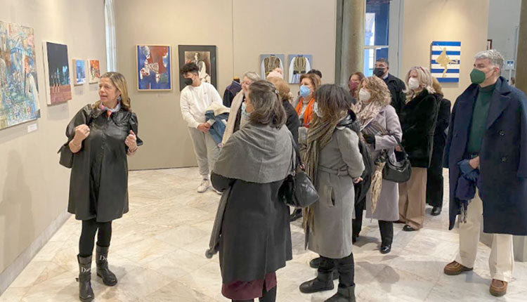 πολίτες επισκέφθηκαν την έκθεση Εύζωνες στη Βασιλική
