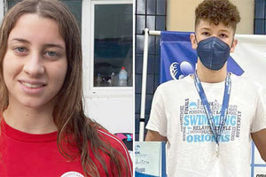 Η Κάλλια Κανόγκα που προπονείται στα «Δελφίνια» και ο Βασίλης Κακουλάκης του Ωρίωνα