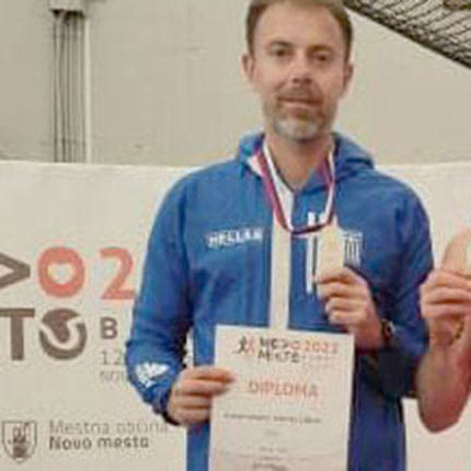 Στιγμιότυπο από τις απονομές σε Ηρακλειώτες