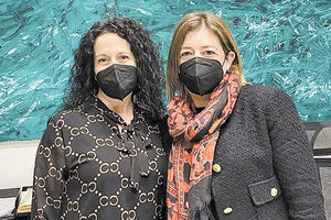 Συνάντηση με την αντιπρόεδρο του Συλλόγου «Στόχος -Πρόληψη» Λίτσα Ζαχαράκη, είχε η  Μαρία Καναβάκη