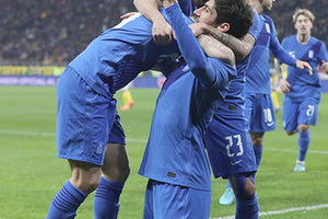 Το πρώτο του γκολ με την Εθνική πέτυχε ο Μπουχαλάκης