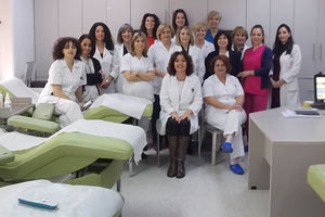 Το εξειδικευμένο προσωπικό του τμήματος Αιμοδοσίας του ΠΑΓΝΗ