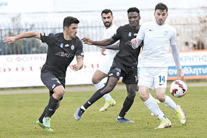 Φάση από το ντέρμπι Ηρόδοτος-Επισκοπή στον α’ γύρο