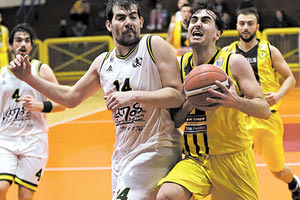 Φάση από το χθεσινό παιχνίδι του Εργοτέλη