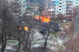 Η ουκρανική πόλη Μαριούπολη του πολέμου