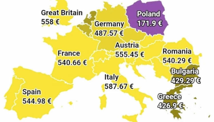 οι τιμές χονδρεμπορικής του ρεύματος στην Ευρώπη
