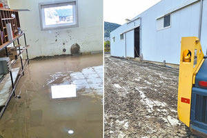 Οι επιχειρήσεις που... πνίγηκαν στη λάσπη στην περιοχή του Δρακουλιάρη σε Φοινικιά και Μαλάδες