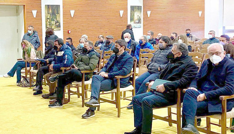 Από την εκδήλωση αναφορικά με τις απαλλοτριώσεις για το νέο αεροδρόμιο