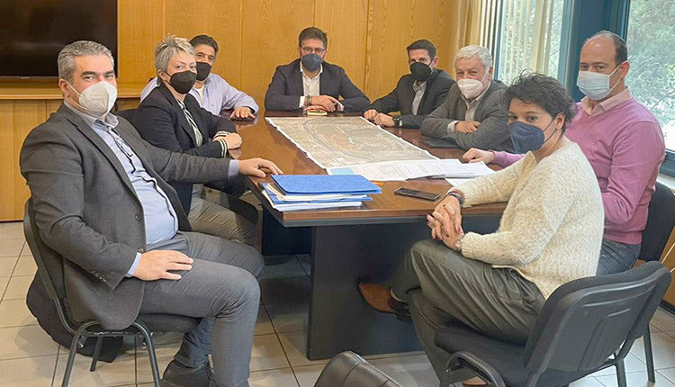 ο Μενέλαος Μποκέας στο Υπουργείο Υποδομών για τον κόμβο της Αχλάδας