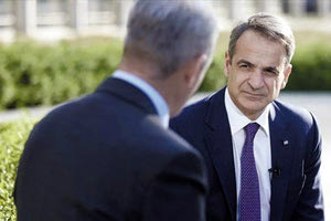 Από τη συνέντευξη του Κυριάκου Μητσοτάκη στο CNN