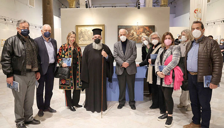 α εγκαίνια της έκθεσης « “απ’ τη μεριά των σοφών και των τρελών”: Αφιέρωμα στον Θεόφιλο Χατζημιχαήλ» που διοργανώνει ο Δήμος Ηρακλείου