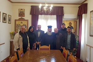 Επίσκεψη στον κ. Ευγένιο της Ν.Ε. του ΣΥΡΙΖΑ