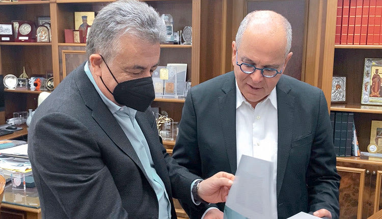 Από τη συνάντηση Αρναουτάκη με τον πρέσβη του Ισραήλ